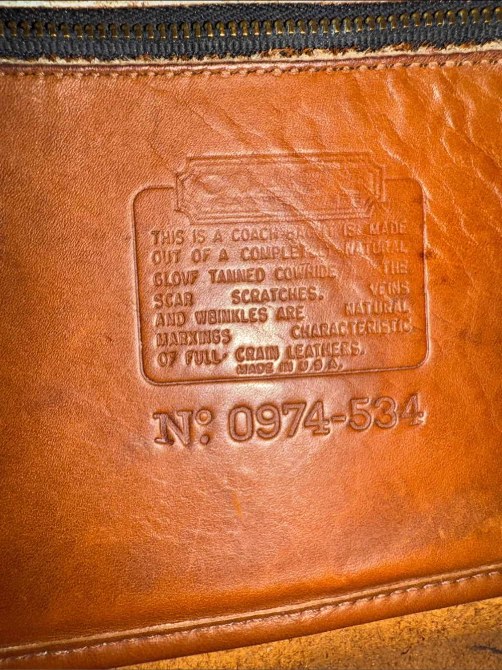 Coach Classic Brown Leather Crossbody Bag Flap Bag with Adjustable Strap